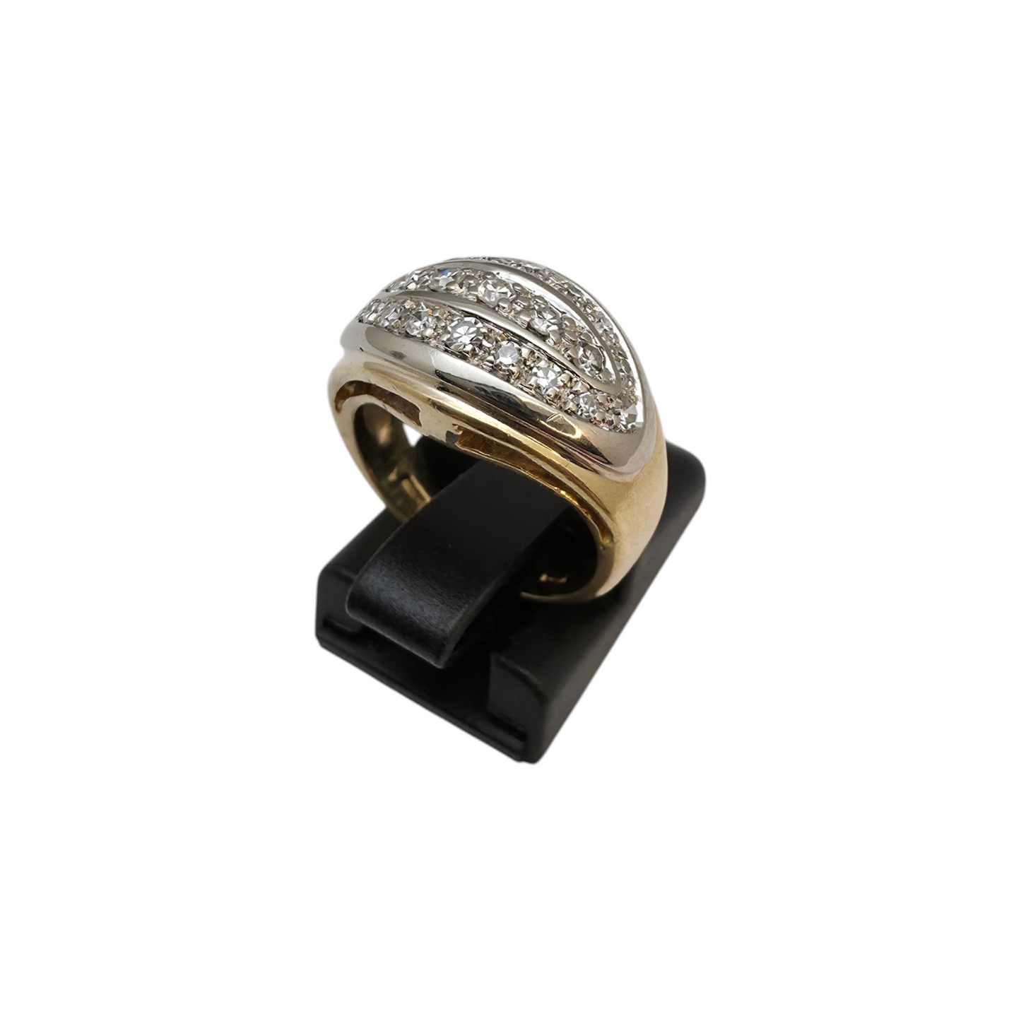 Zlati prstan "PICI" 18K 750/1000; masa=6.35g