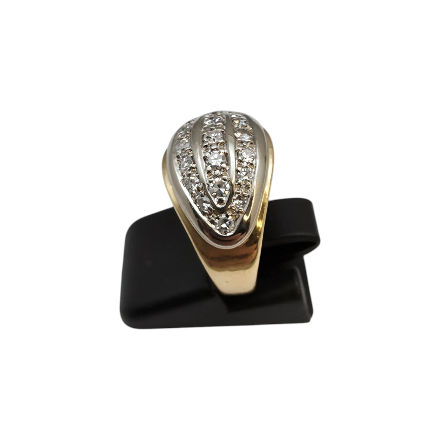 Zlati prstan "PICI" 18K 750/1000; masa=6.35g