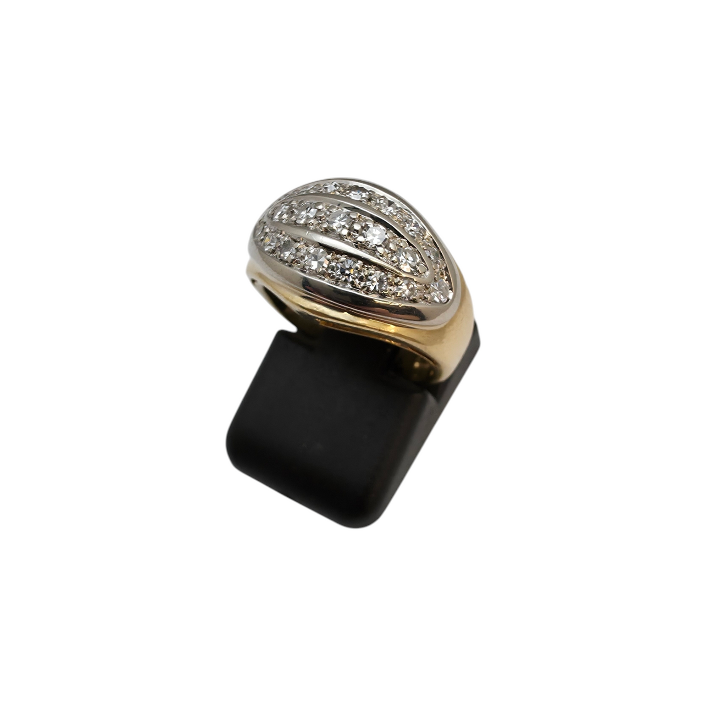 Zlati prstan "PICI" 18K 750/1000; masa=6.35g
