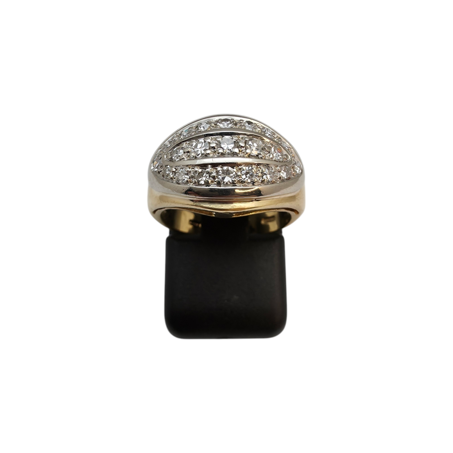 Zlati prstan "PICI" 18K 750/1000; masa=6.35g