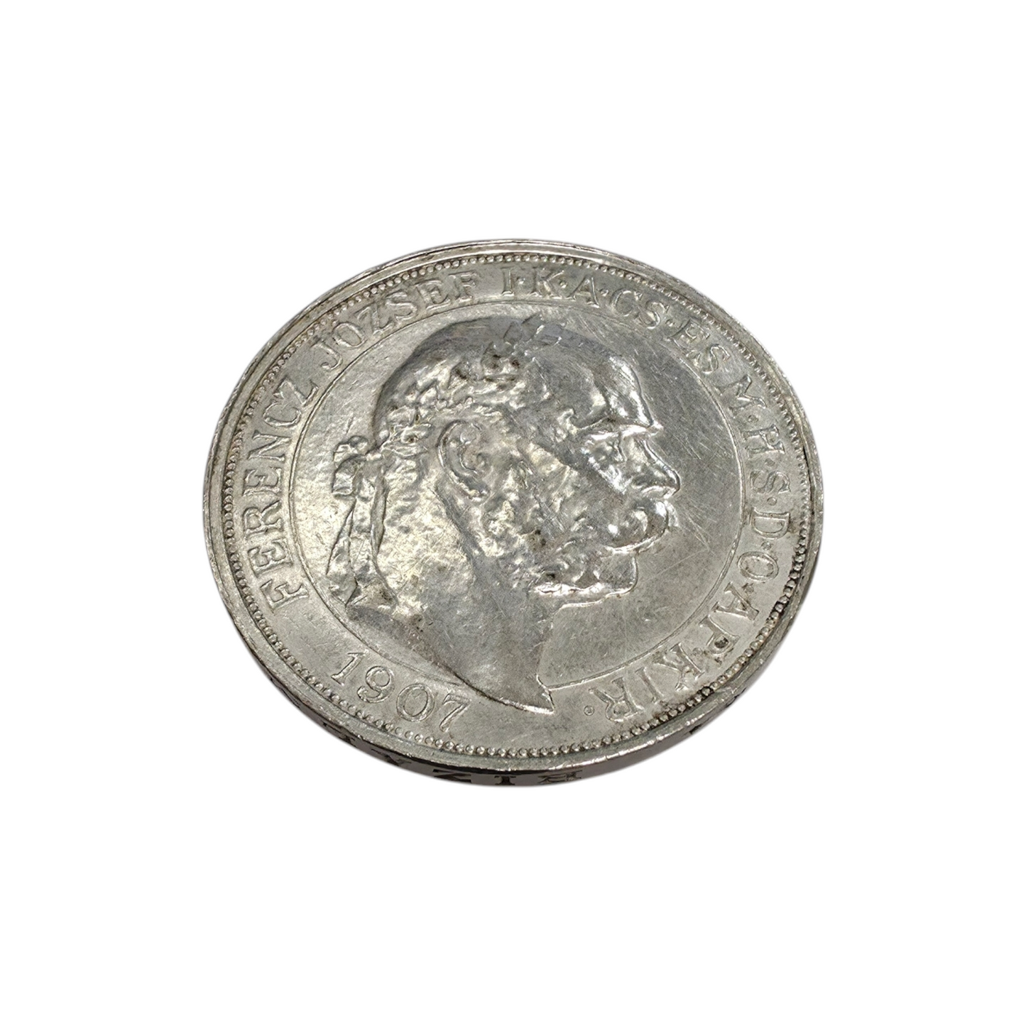 Srebrnik "5 KORONA" Ag 900/1000; masa=24.06g