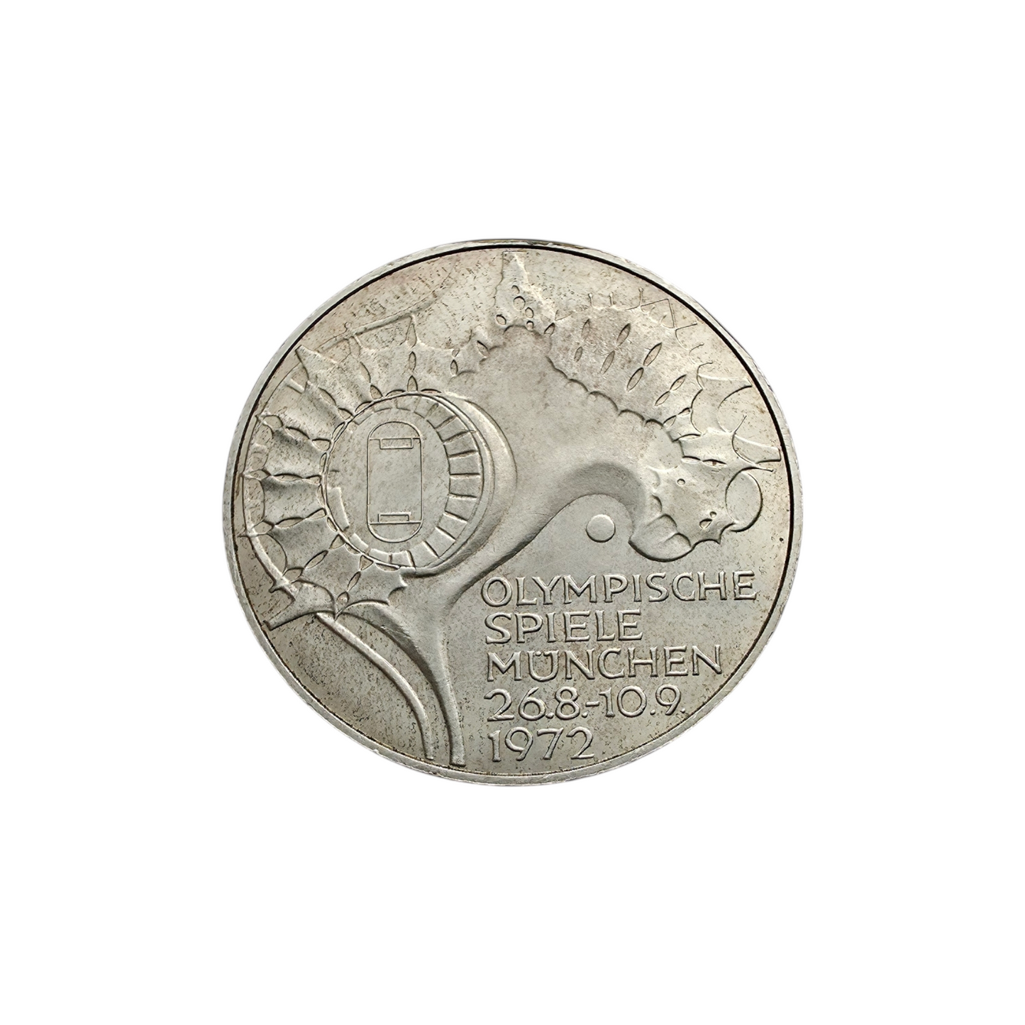 Srebrnik 10 Mark / OI München Ag 625/1000; masa=15.53g