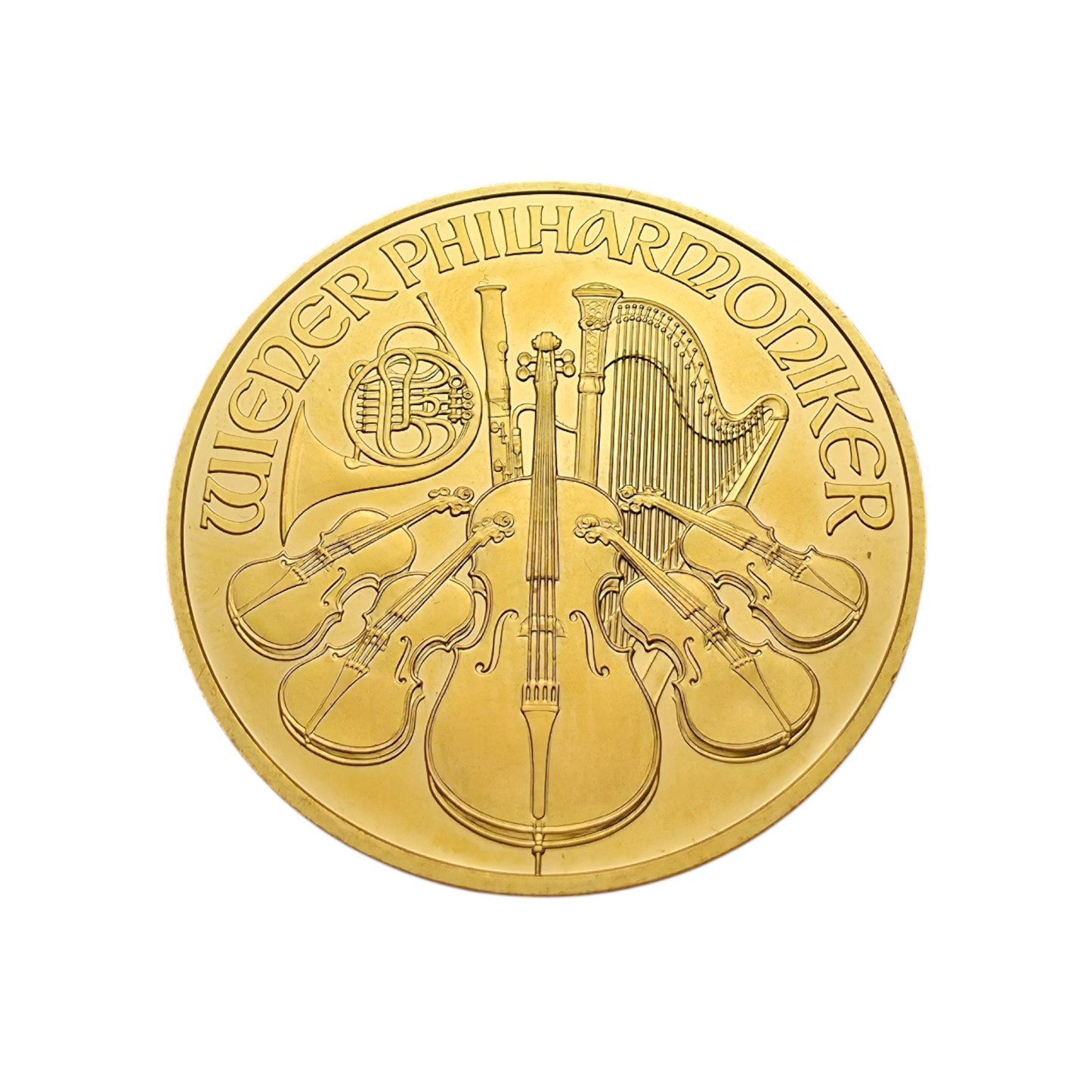 Naložbeni zlatnik Dunajski filharmonik unča 24K 999.9/1000; masa=31.12g