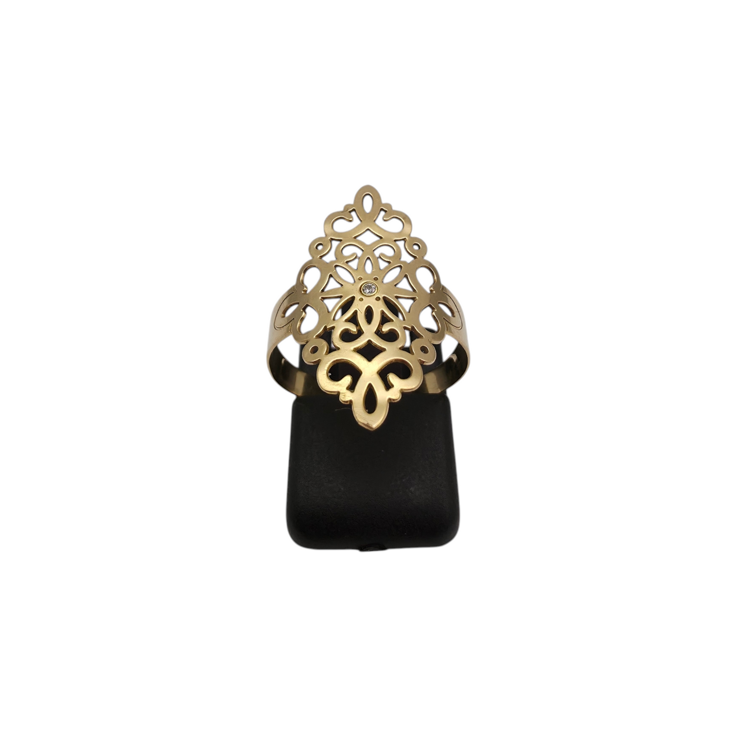 Zlati prstan "MARQUES" 18K 750/1000; masa=1.70g