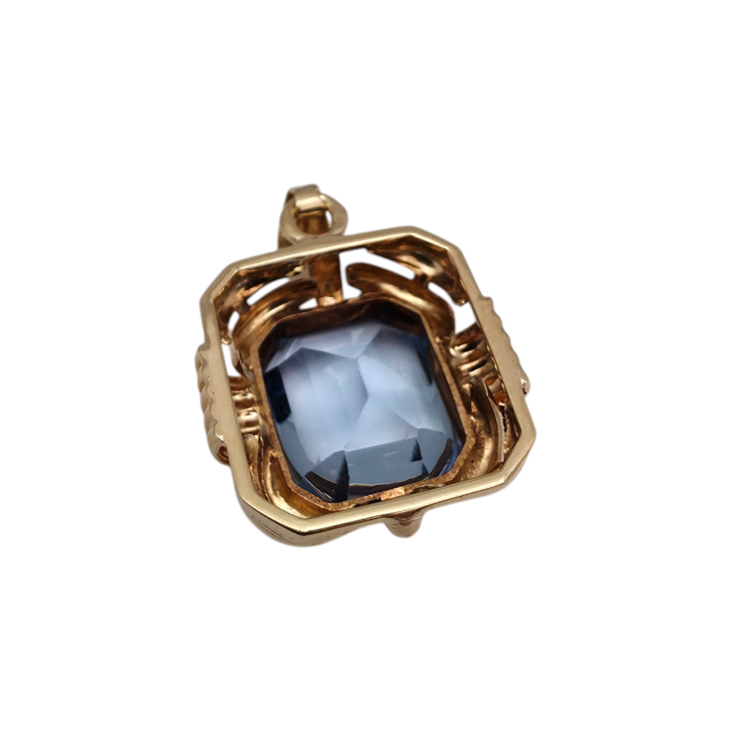 Zlati obesek "SAGE" 14K 585/1000; masa=3.59g