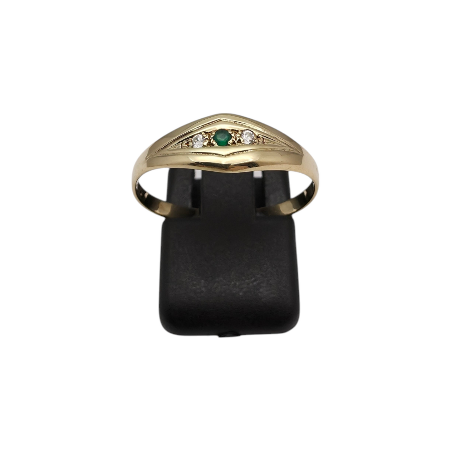 Zlati prstan "EIRE" 14K 585/1000; masa=1.34g