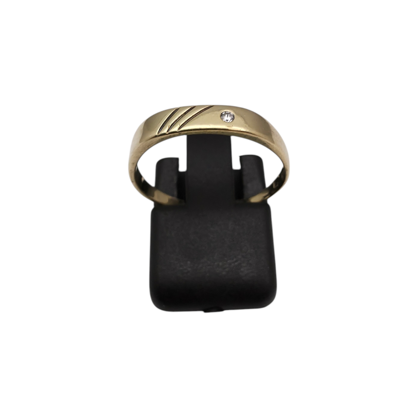 Zlati prstan "CIRQ" 14K 585/1000; masa=1.51g