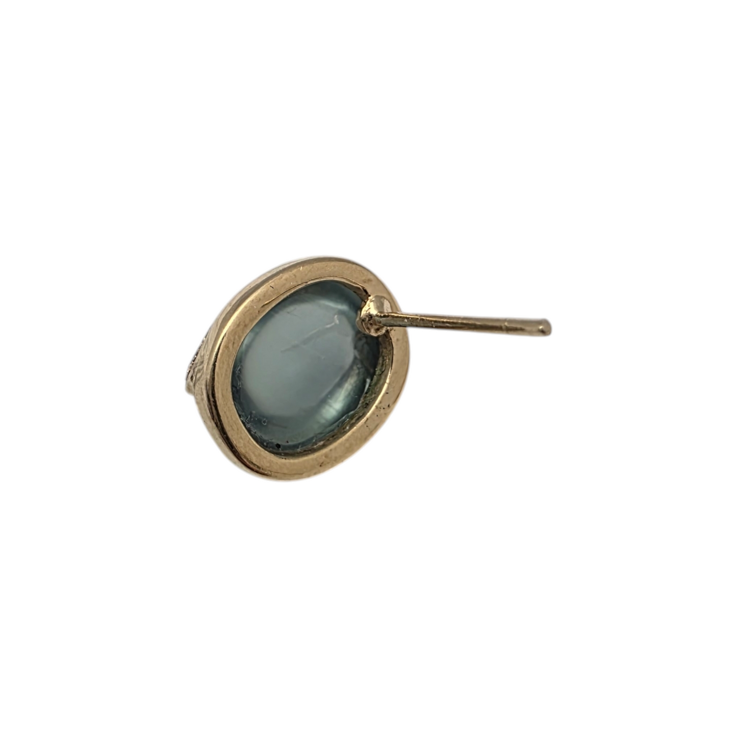 Zlati uhani "OLHOS" 14K 585/1000; masa=2.92g