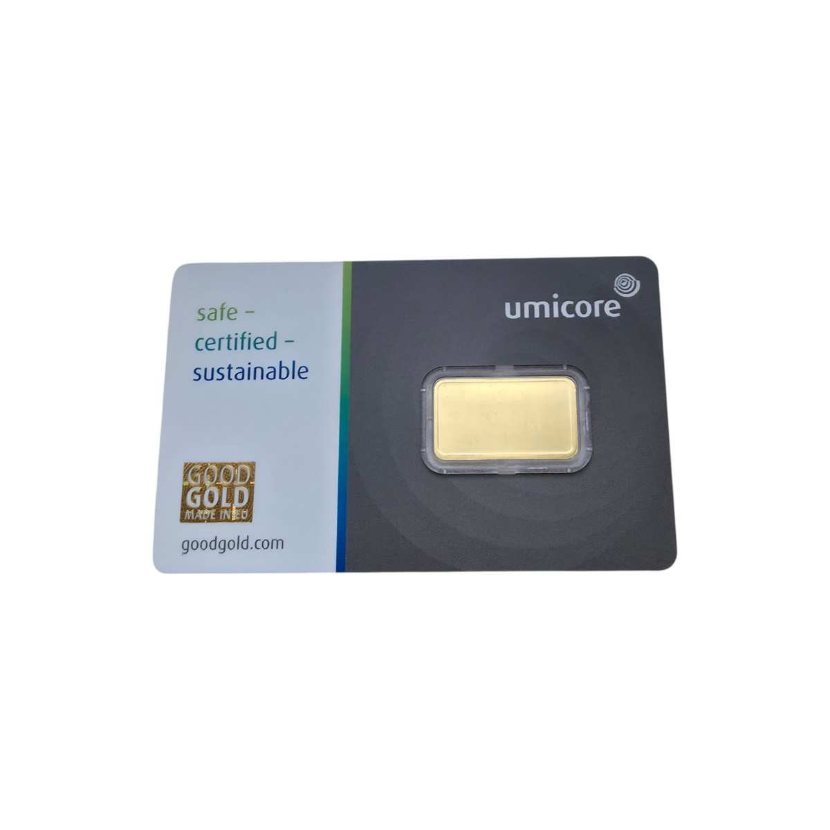 Naložbeno zlato Umicore 24K 999.9/1000; masa=5.00g