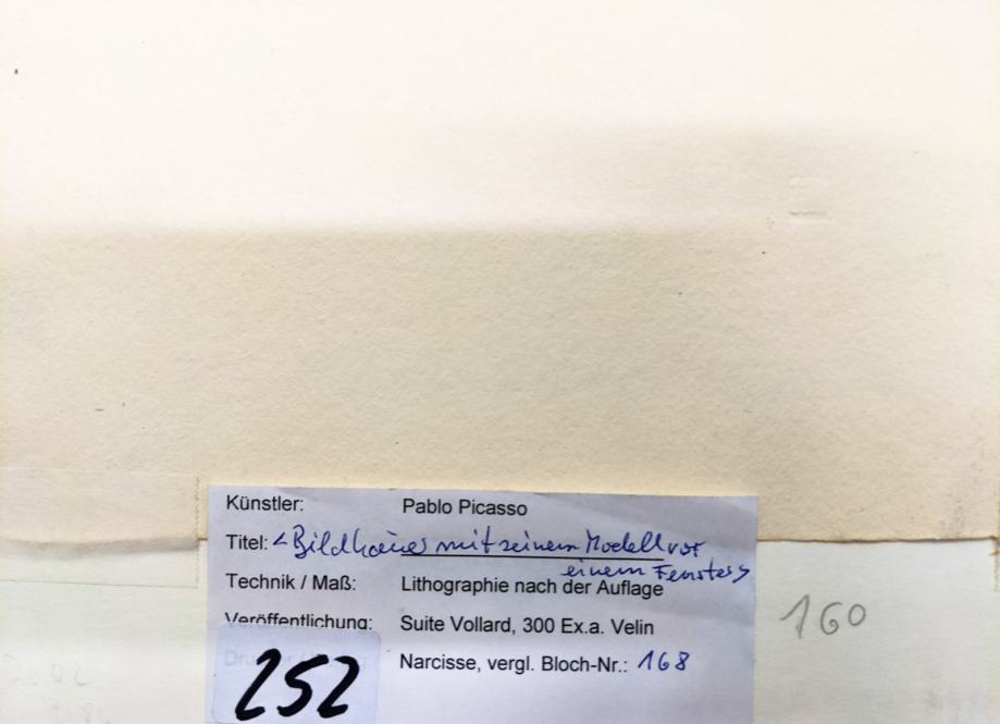 Litografija PABLO PICASSO Suite Vollard 50cm x 40cm