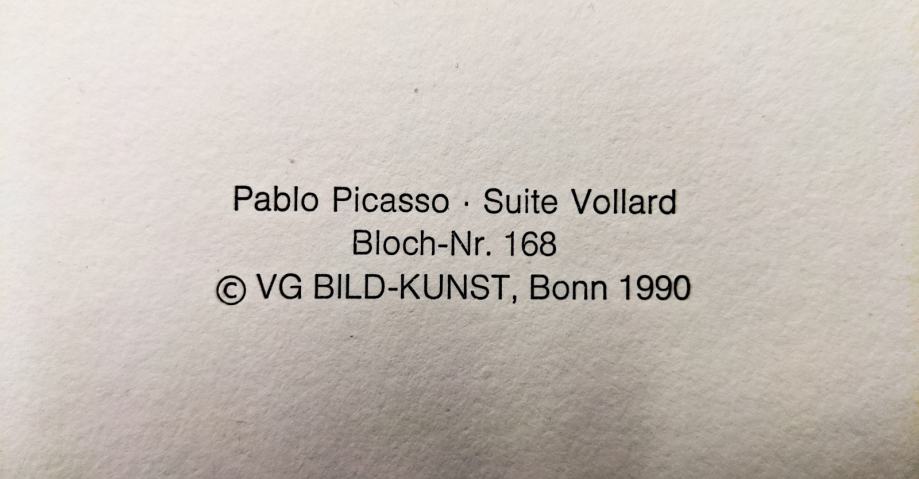 Litografija PABLO PICASSO Suite Vollard 50cm x 40cm