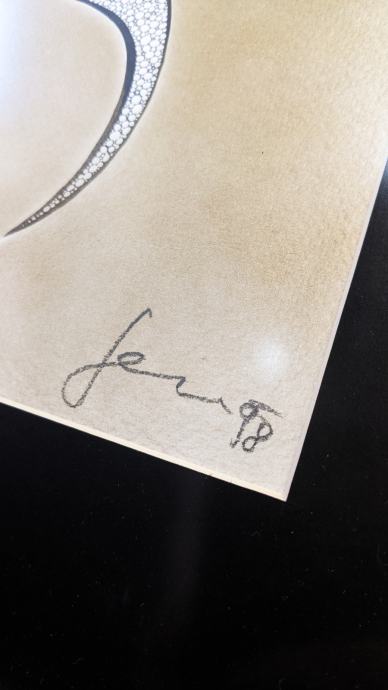 Neznani avtor, Grafika Ženska 34cm x 34cm