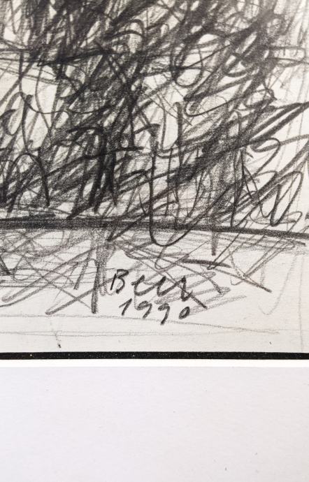 NIKOLAJ BEER Risba Abstrakt 30,50cm x 28,50cm