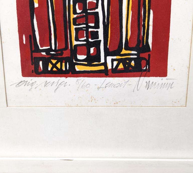 Neznani avtor, Grafika Lenart 5/60 20cm x 33cm