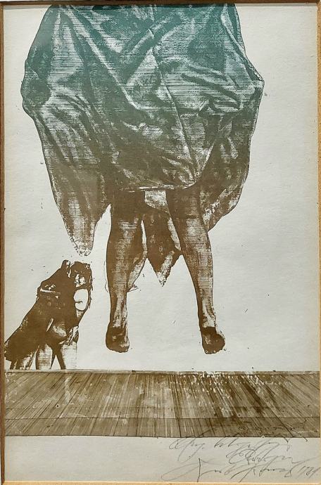 Rudi Španzel Grafika Figure 29 x 37cm