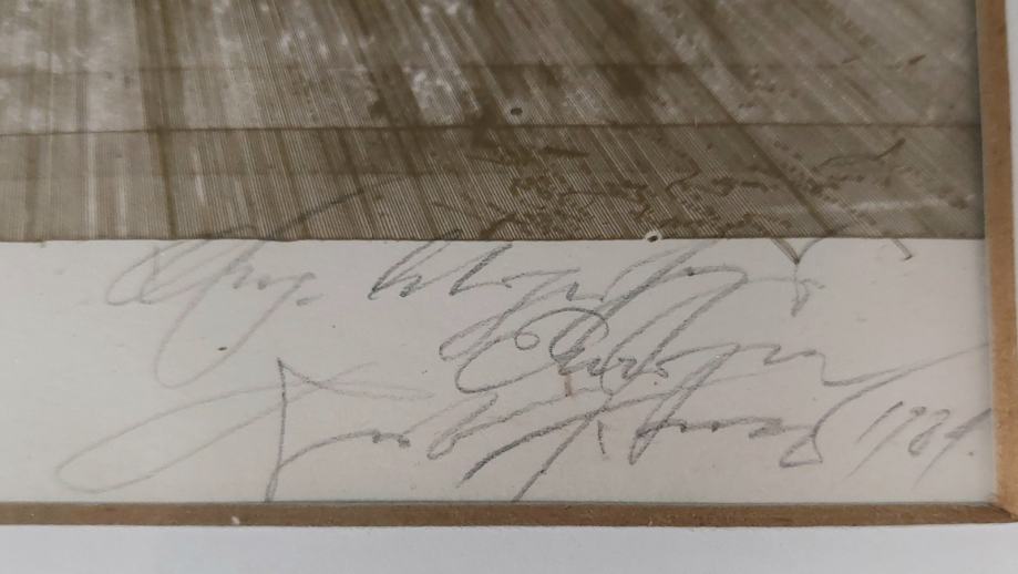 Rudi Španzel Grafika Figure 29 x 37cm