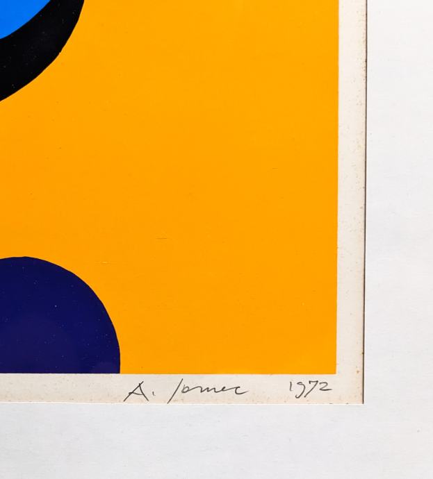 ANDREJ JEMEC Grafika Abstrakt 48cm x 58cm