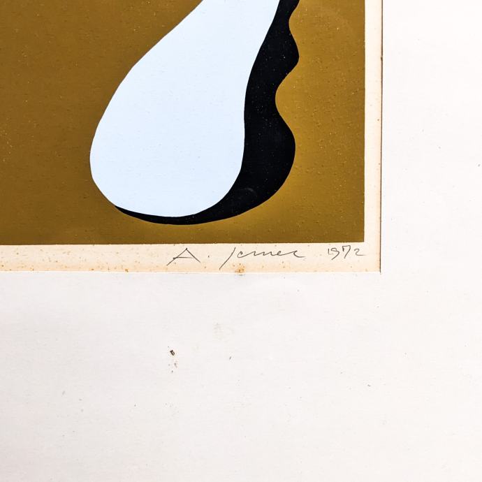 ANDREJ JEMEC Grafika Abstrakt 48cm x 58cm