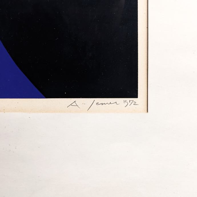 ANDREJ JEMEC Grafika Abstrakt 48cm x 58cm