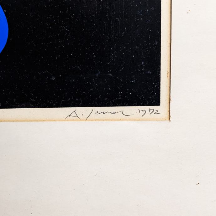 ANDREJ JEMEC Grafika Abstrakt 48cm x 58cm