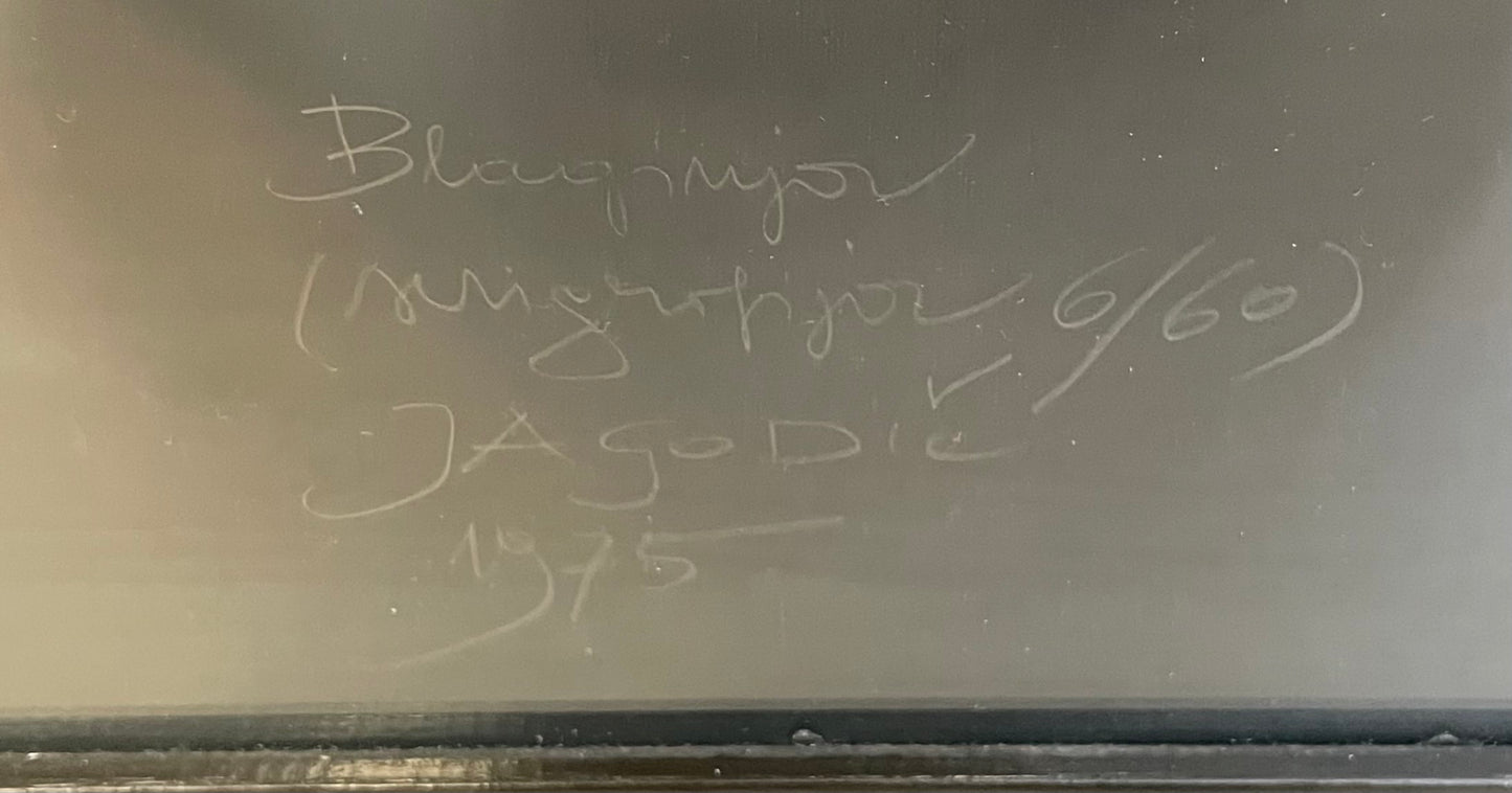 Stane Jagodič, grafika, Blaginja, 84cm x 71cm