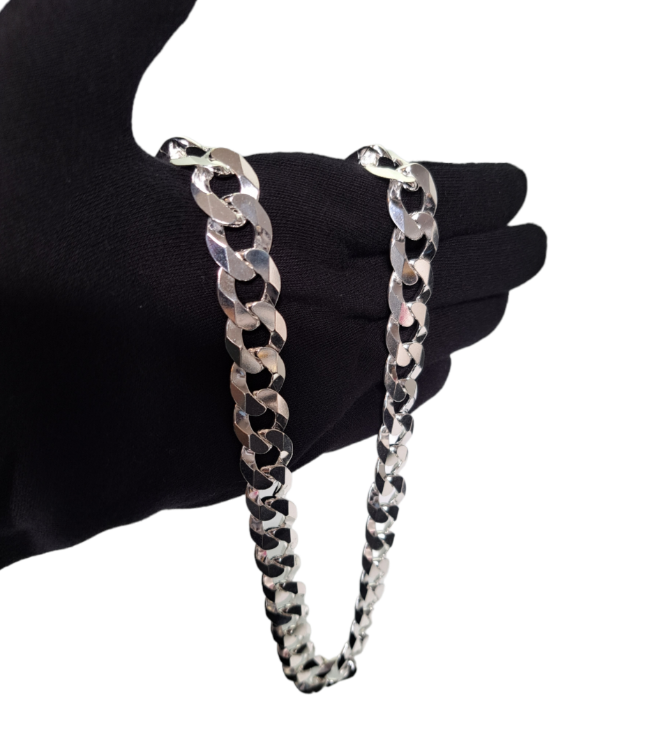 Srebrna verižica Cuban link 925/1000; masa=108.65g (NOVO!)