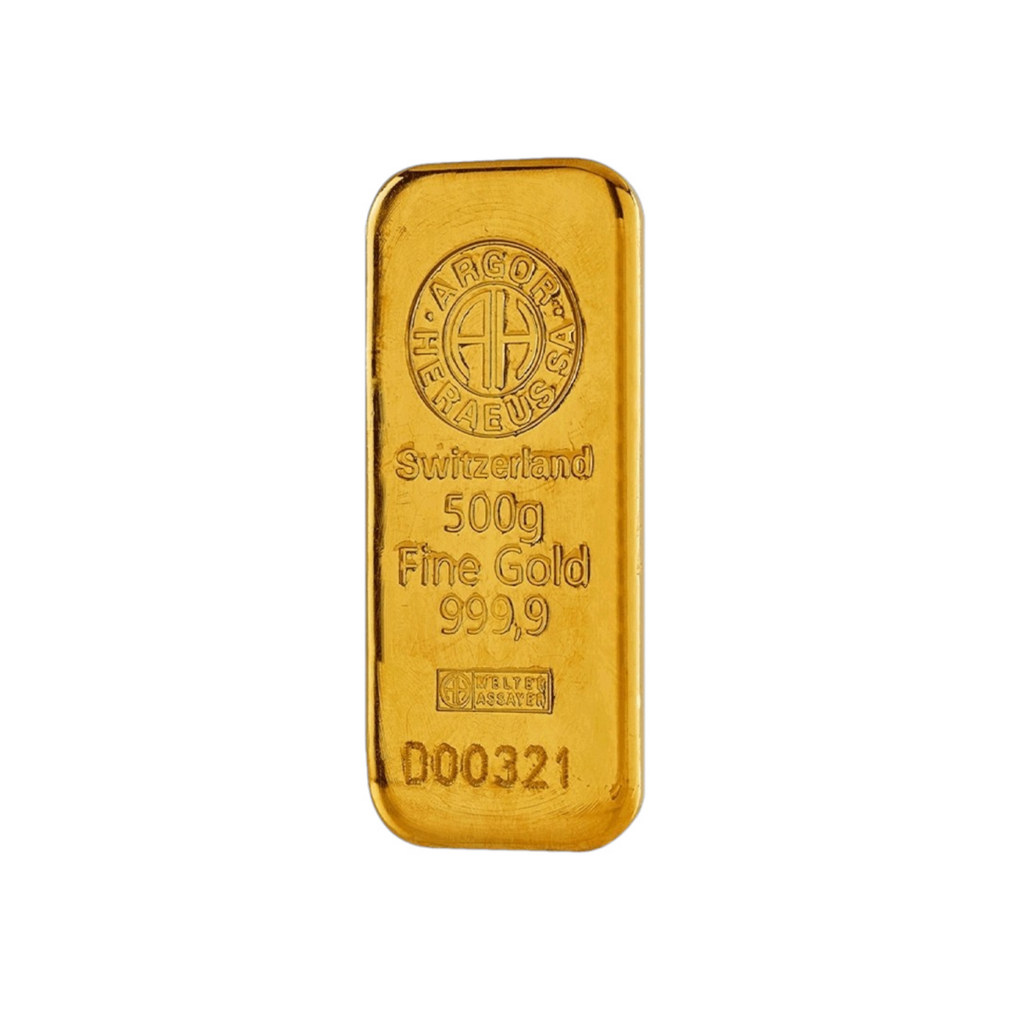 Argor Heraeus, naložbeno zlato 500g