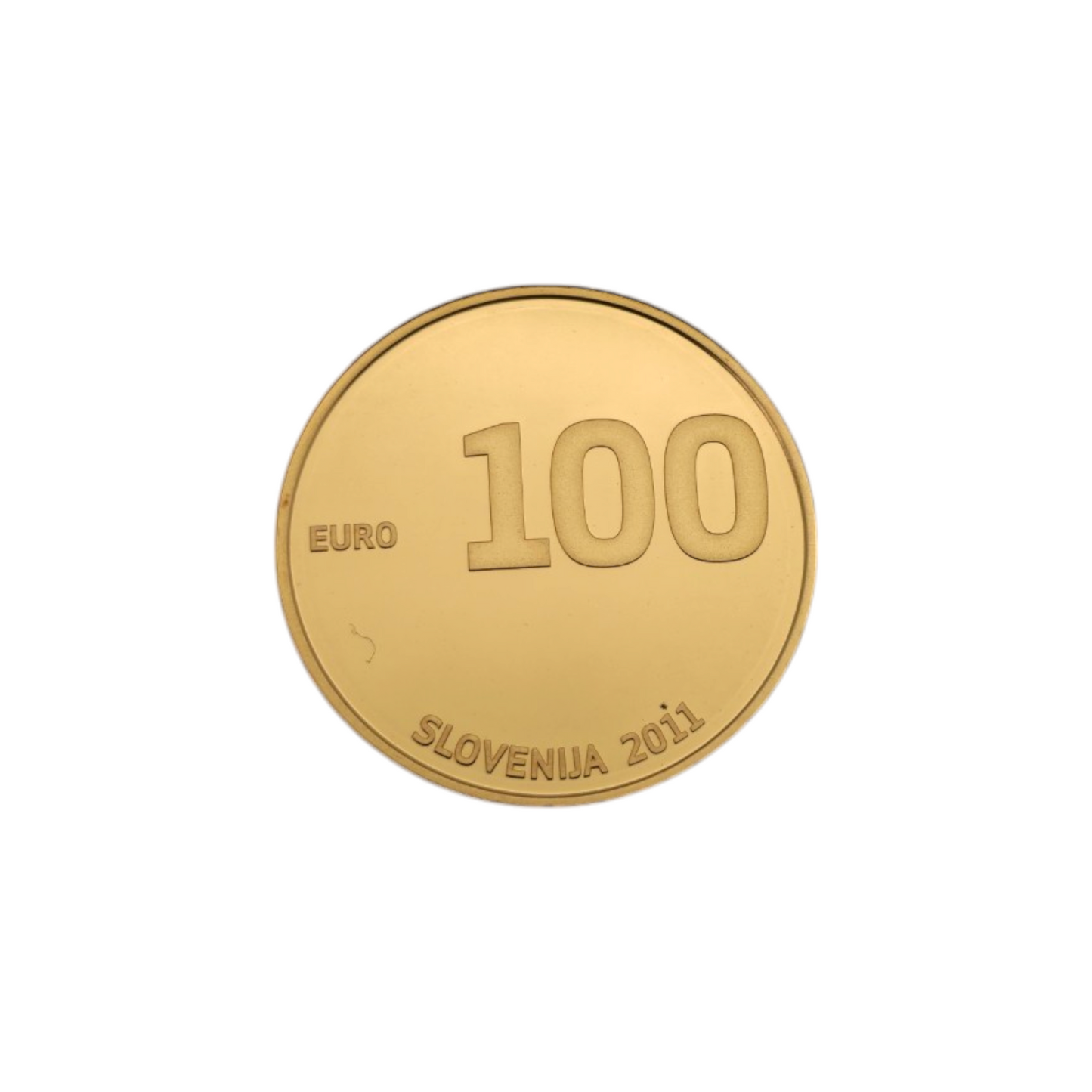 Zlatnik 20. obletnica samostojnosti Republike Slovenije 21K 900/1000; masa=7.00g