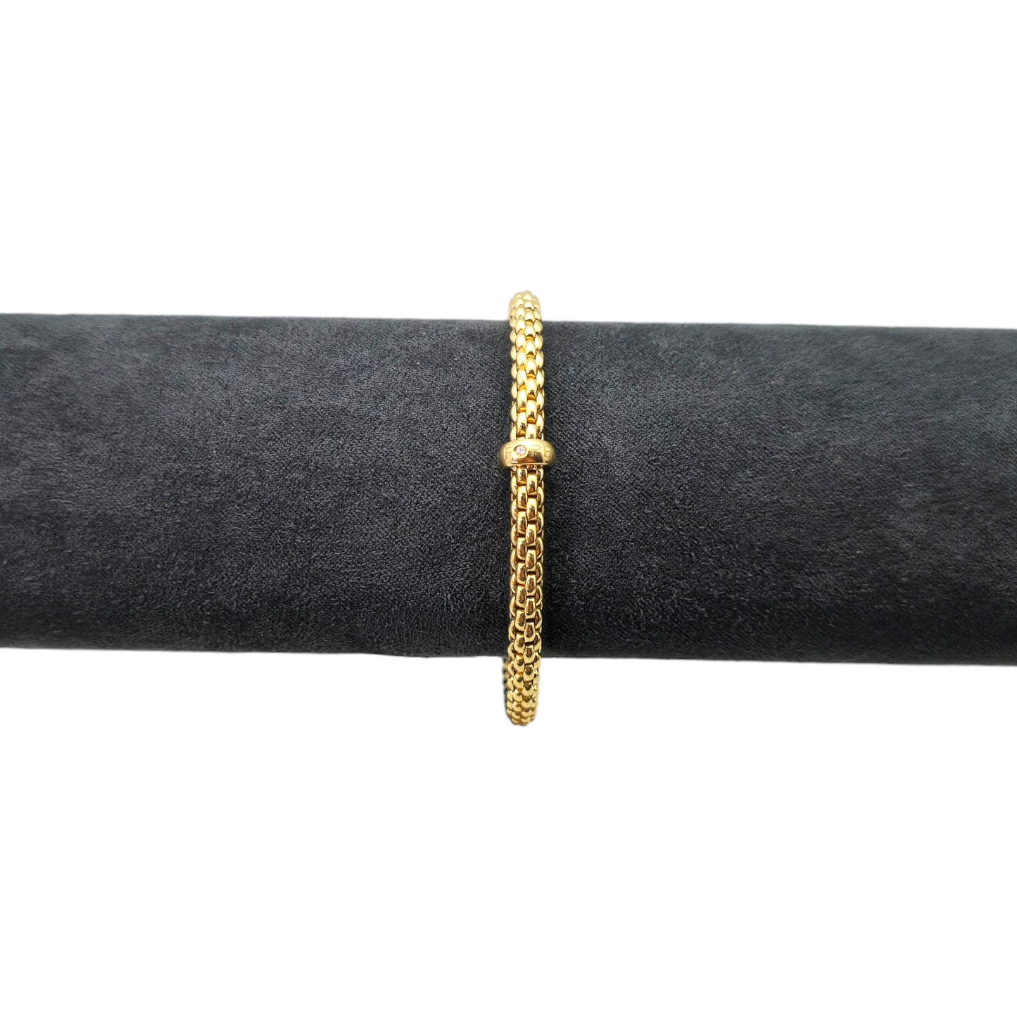 Diamantna zapestnica ''FOPE'' 18K 750/1000+DIA; masa=16.56g