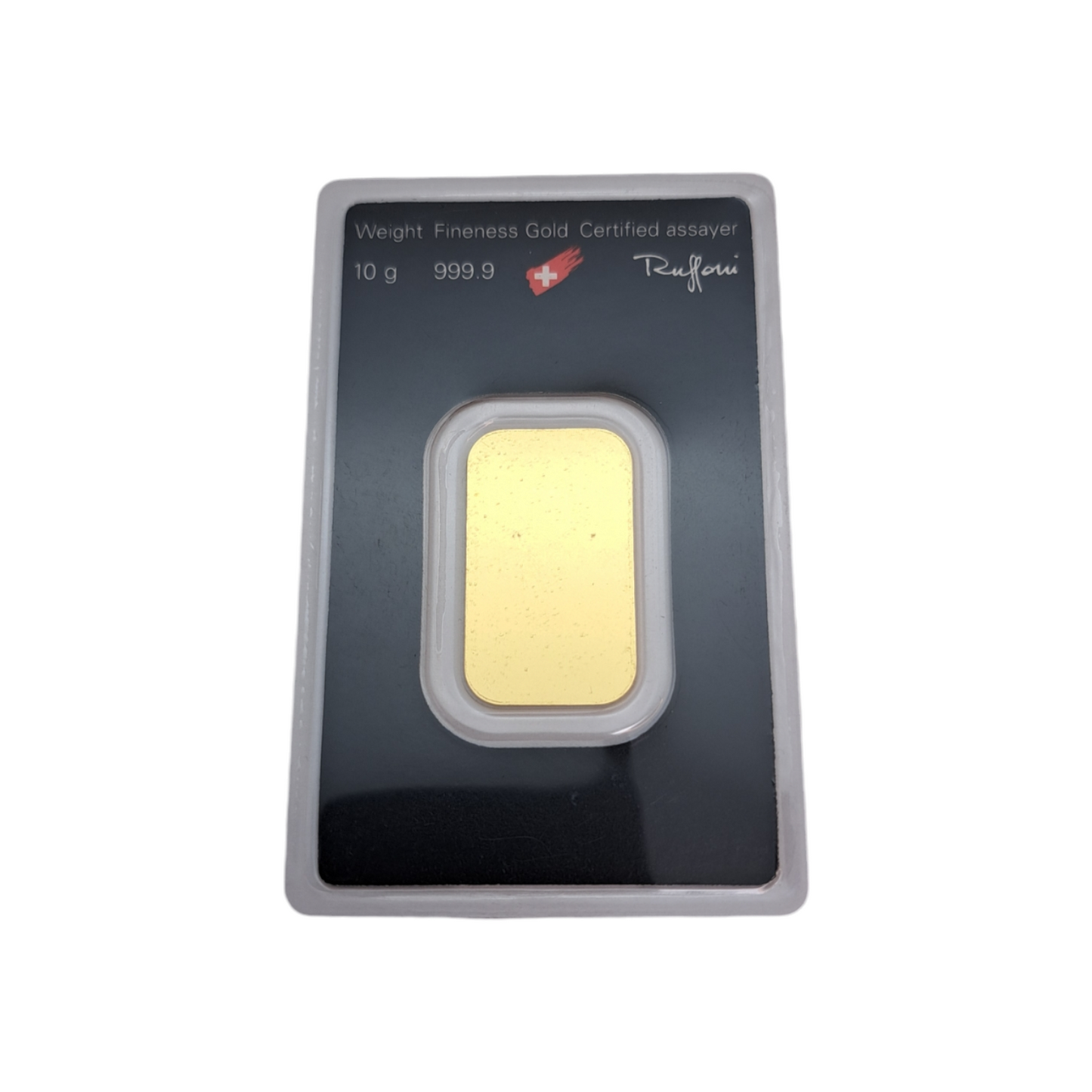 Naložbeno zlato Argor Heraeus 24K 999.9/1000; masa=10.00g