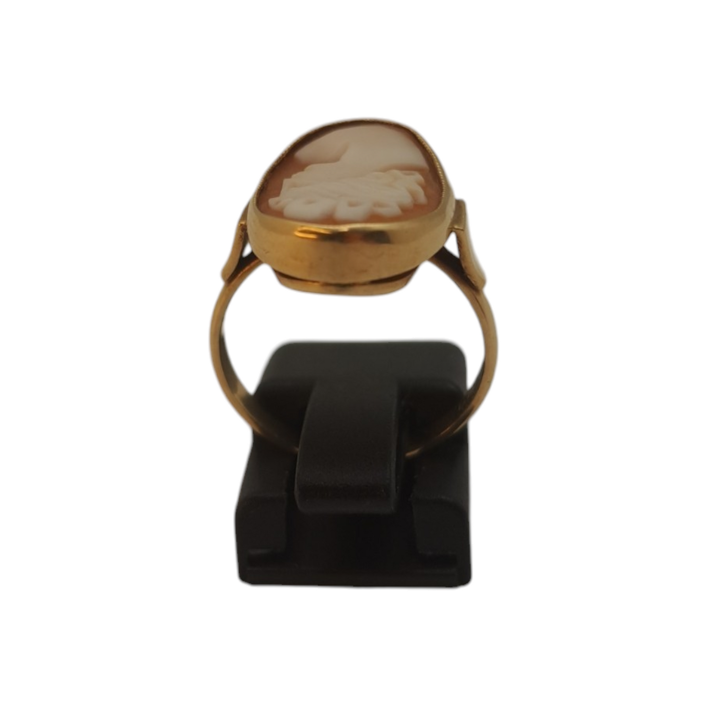 Zlati prstan "MS. LUCK" 14K 585/1000; masa=5.03g