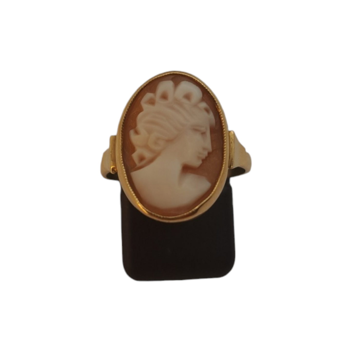 Zlati prstan "MS. LUCK" 14K 585/1000; masa=5.03g