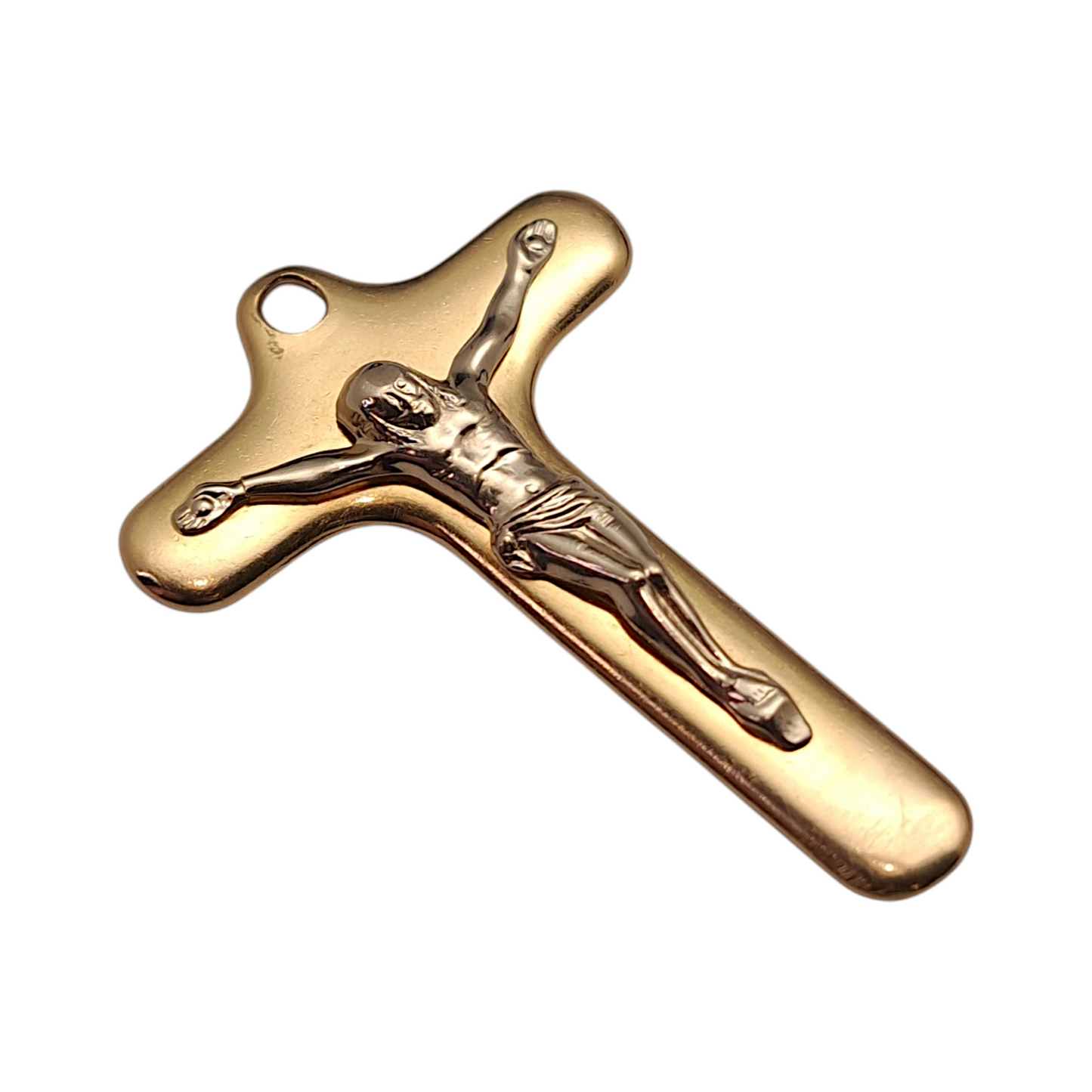 Zlati obesek "KREUZ" 18K 750/1000; masa=6.66g