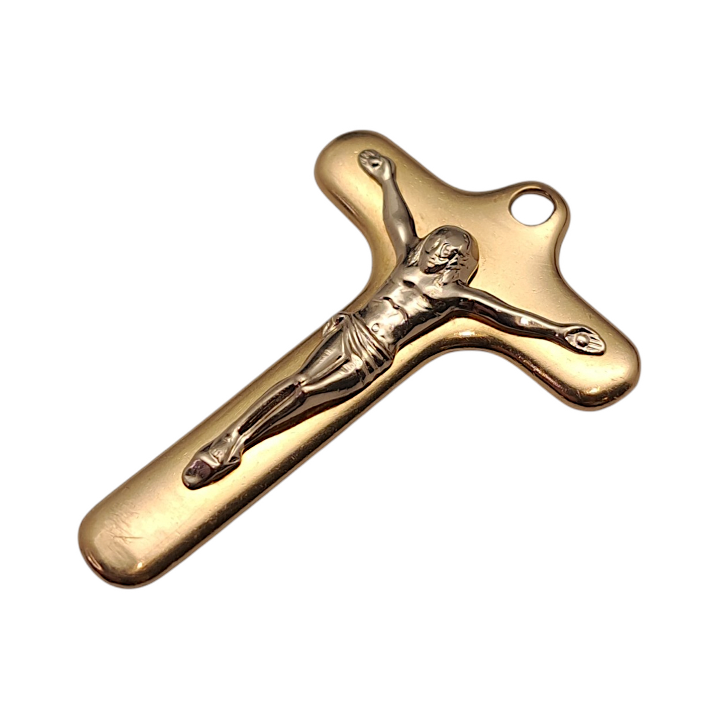 Zlati obesek "KREUZ" 18K 750/1000; masa=6.66g