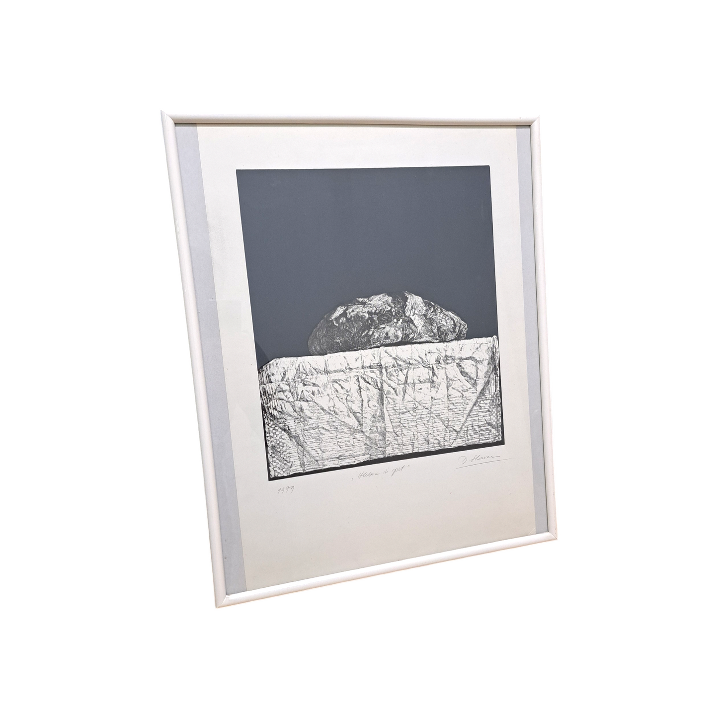 Darko Slavec - Hlebec in Prt, grafika, 41 cm x 51 cm