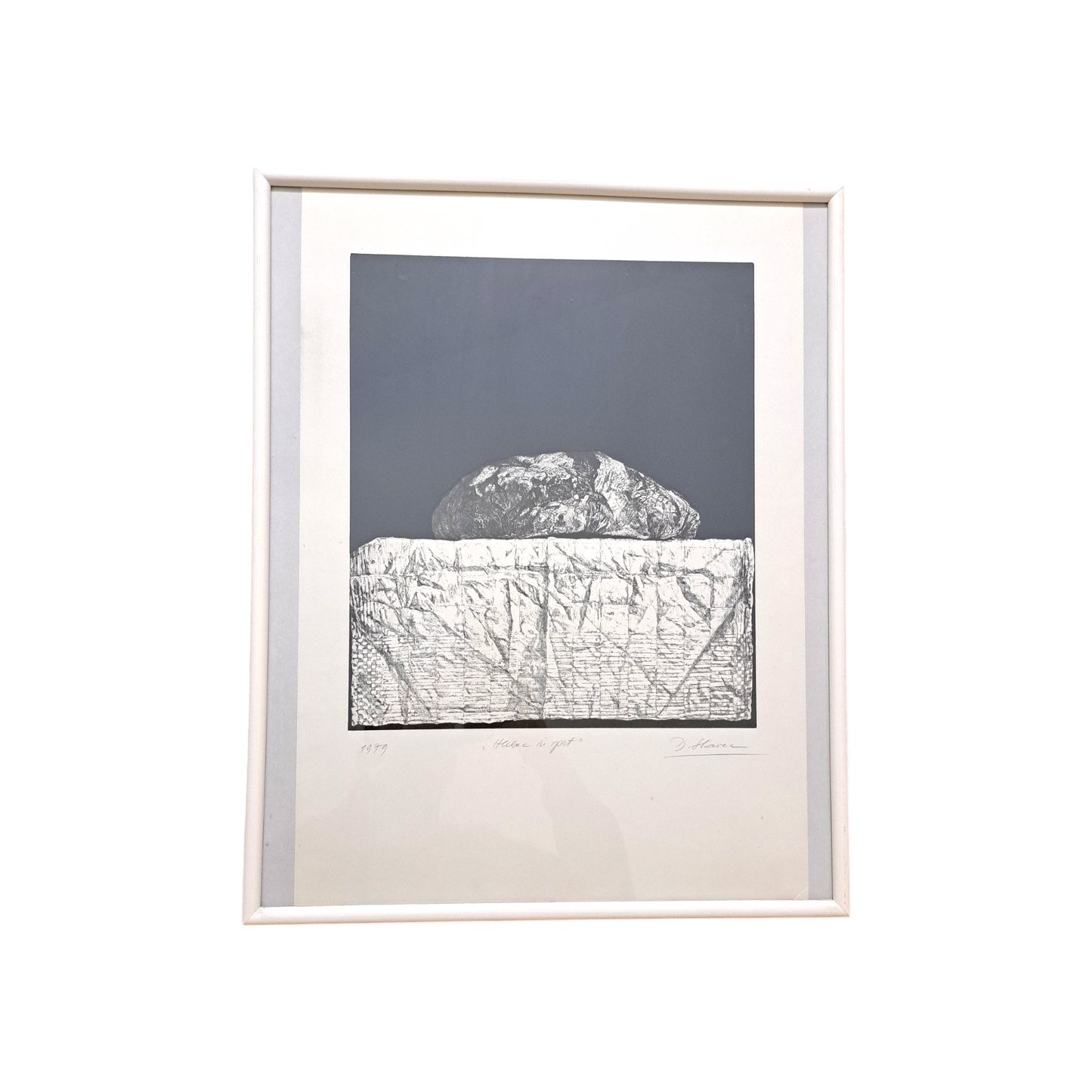Darko Slavec - Hlebec in Prt, grafika, 41 cm x 51 cm