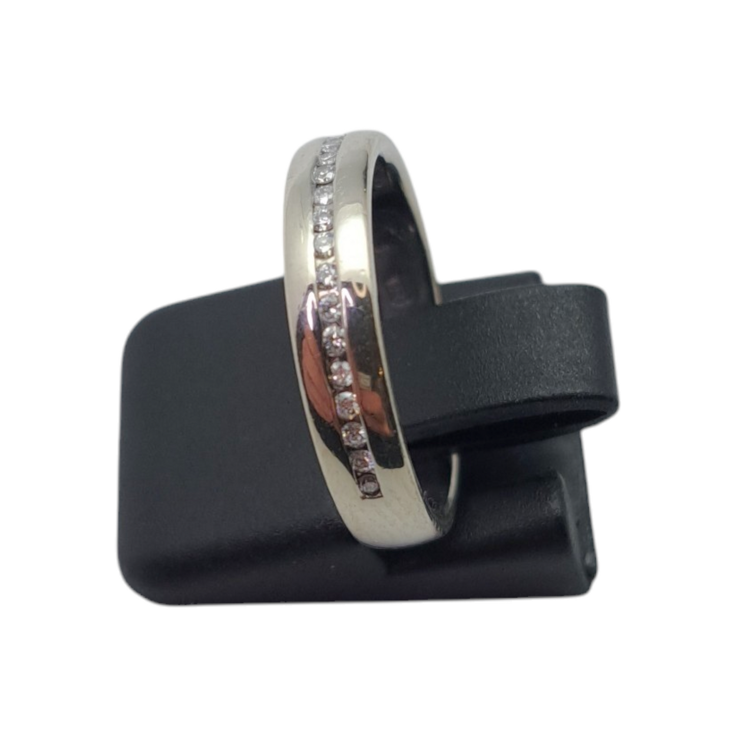 Zlati prstan ''JADA'' 14K 585/1000+DIA; masa=3.31g