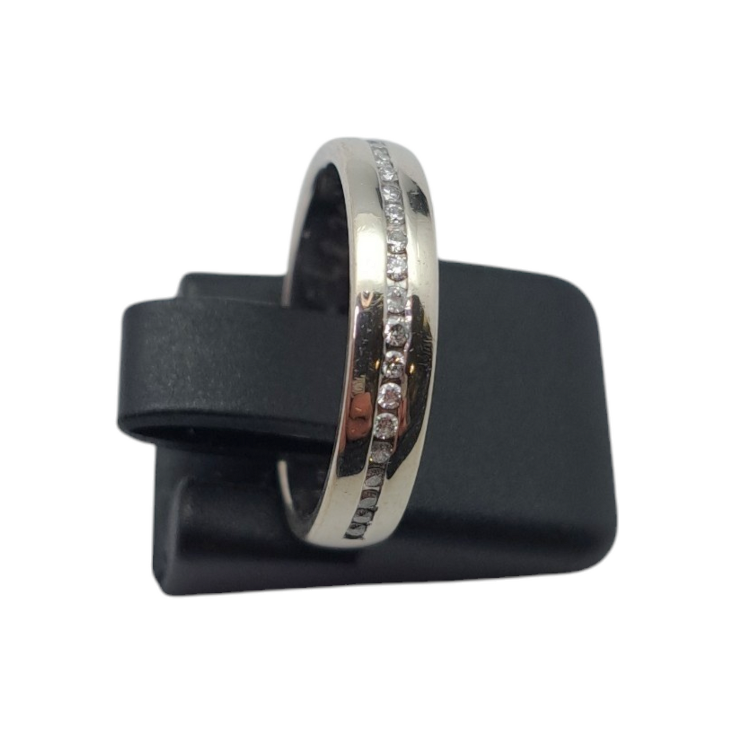 Zlati prstan ''JADA'' 14K 585/1000+DIA; masa=3.31g