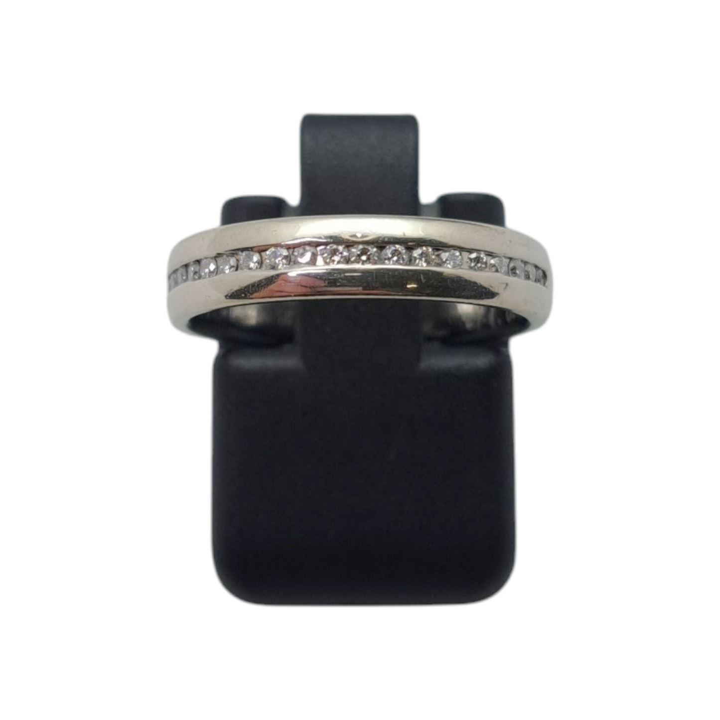 Zlati prstan ''JADA'' 14K 585/1000+DIA; masa=3.31g