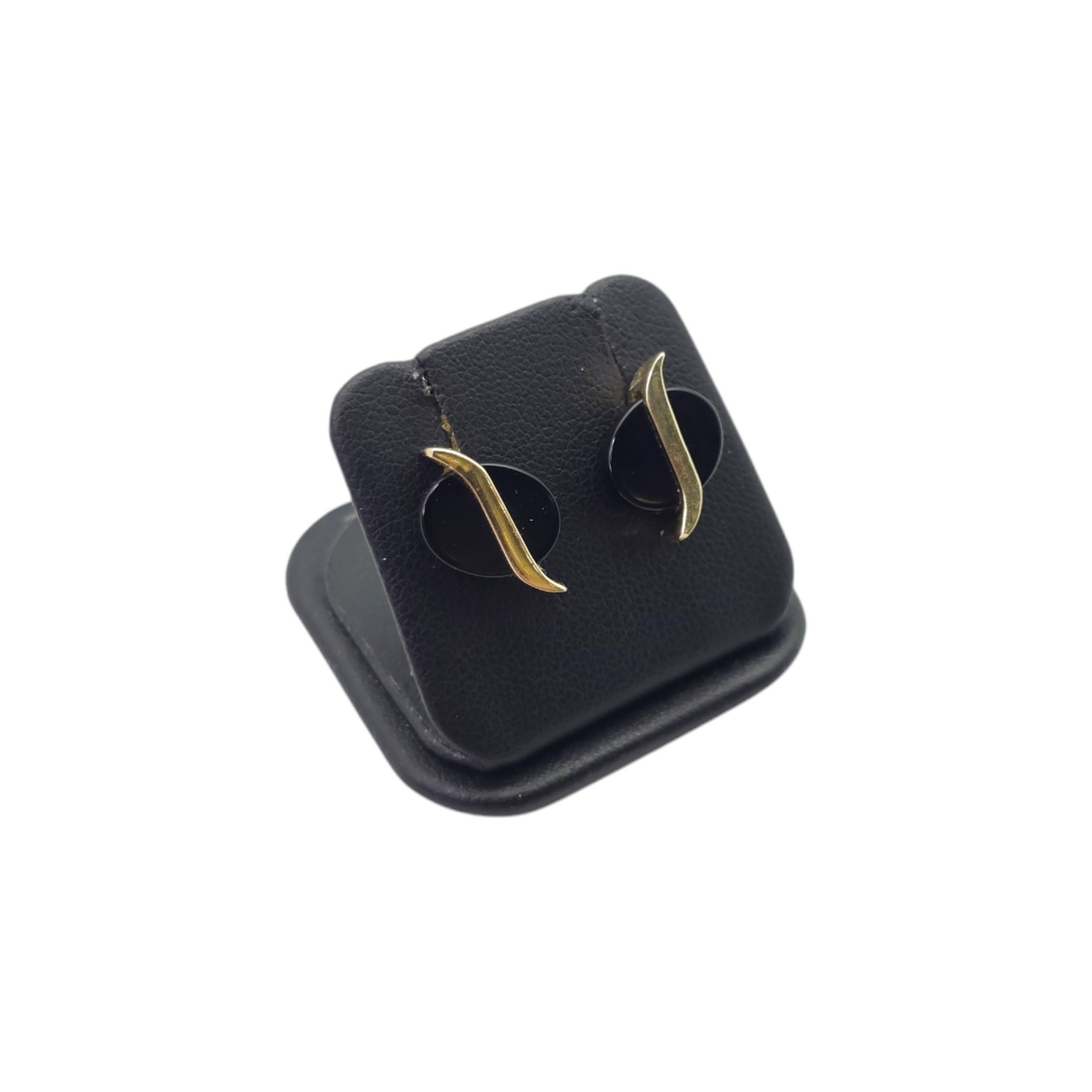 Zlati uhani "ONIX" 14K 585/1000; masa=2.20g