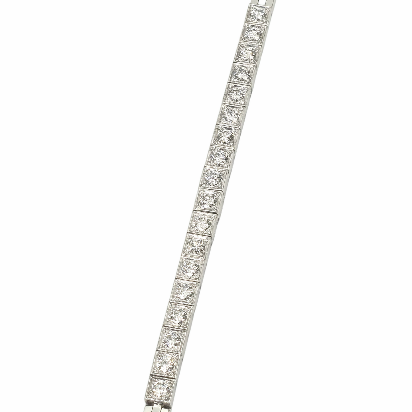 Diamantna zapestnica "MIDAS" 14K 585/1000+DIA; masa=18.21g