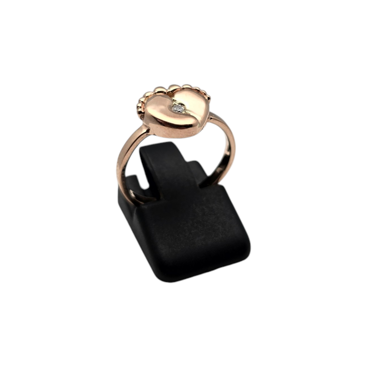 Diamantni prstan "BAYI" 14K 585/1000+DIA; masa=2.77g