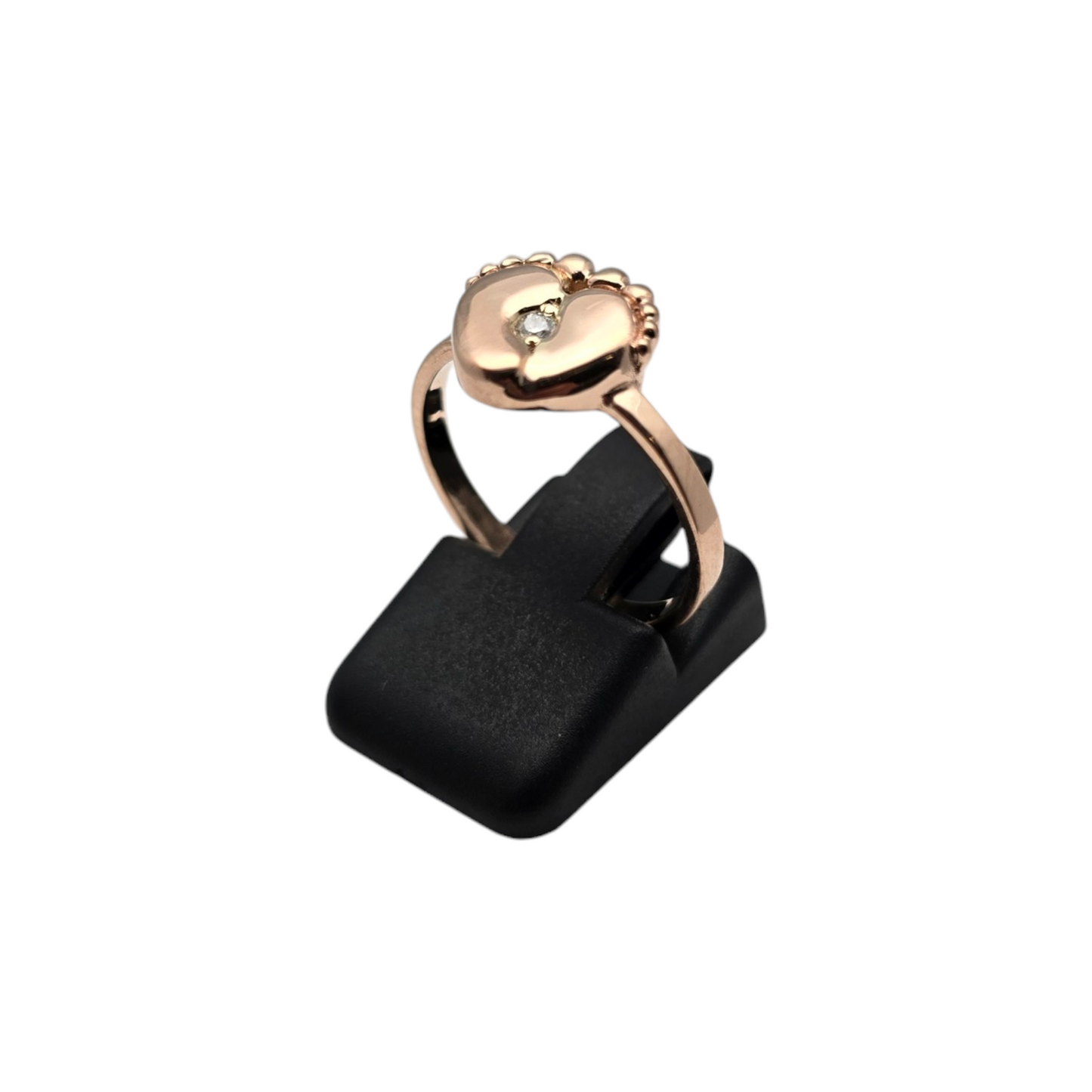Diamantni prstan "BAYI" 14K 585/1000+DIA; masa=2.77g