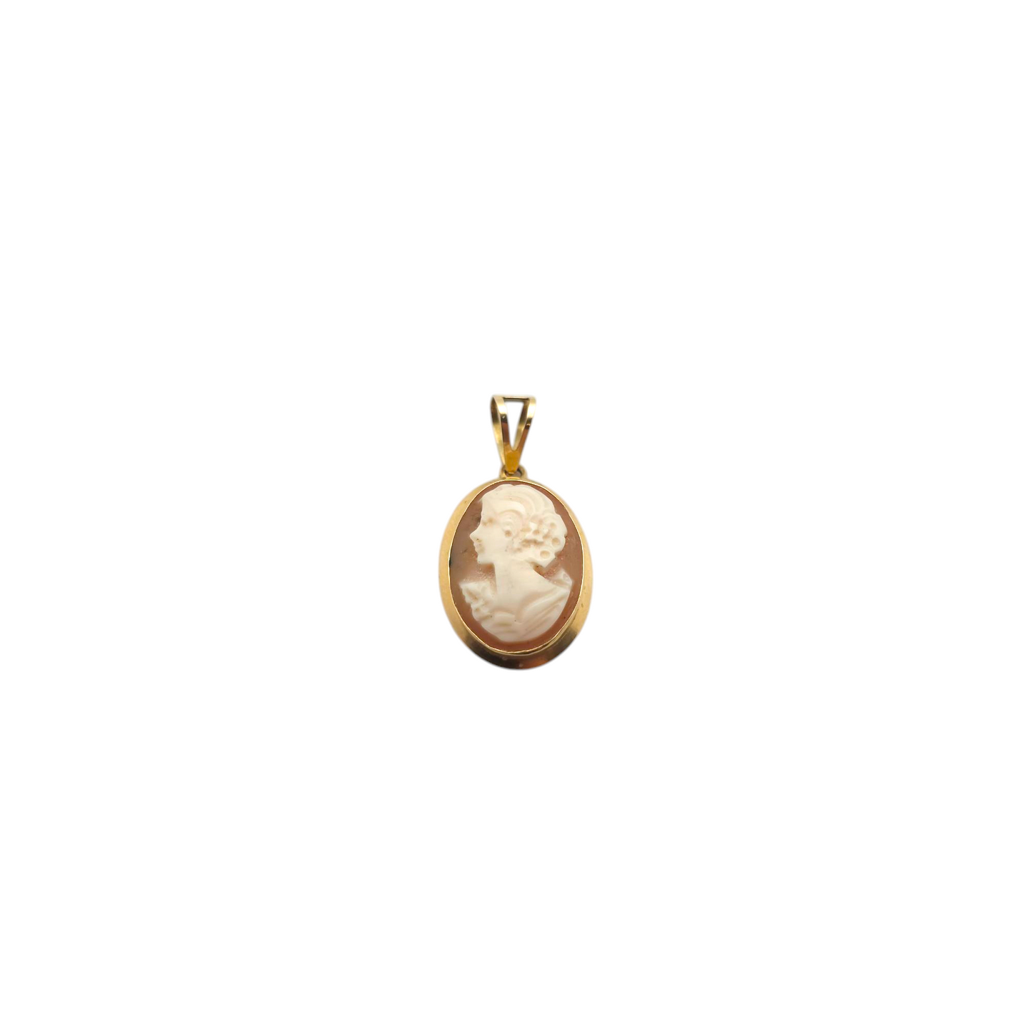 Zlati obesek "LUCKY" 14K 585/1000; masa=1.70g