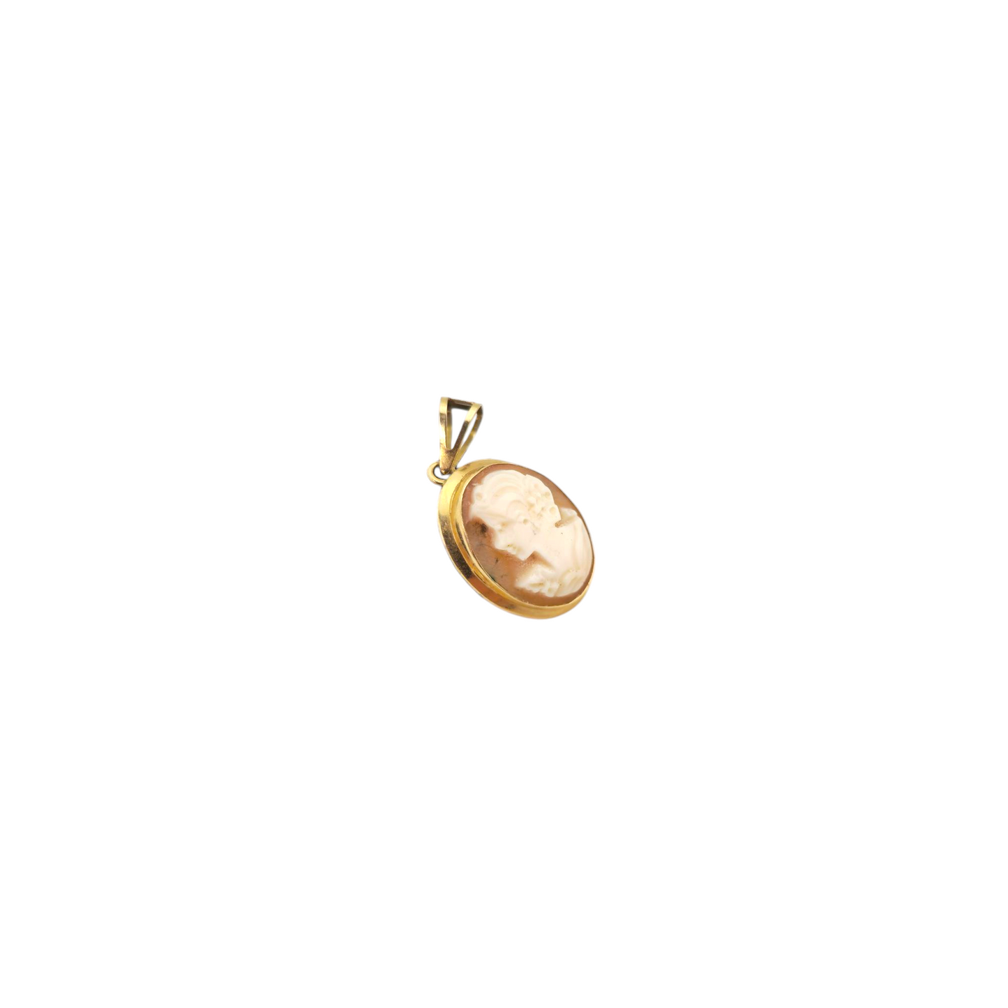 Zlati obesek "LUCKY" 14K 585/1000; masa=1.70g