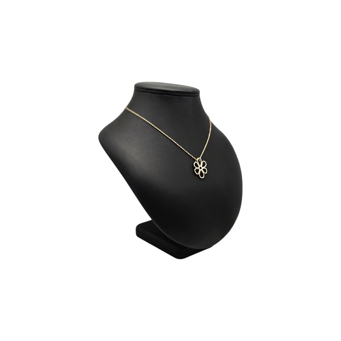 Diamantna verižica ''PETAL'' 18K 750/1000+DIA; masa=7.32g