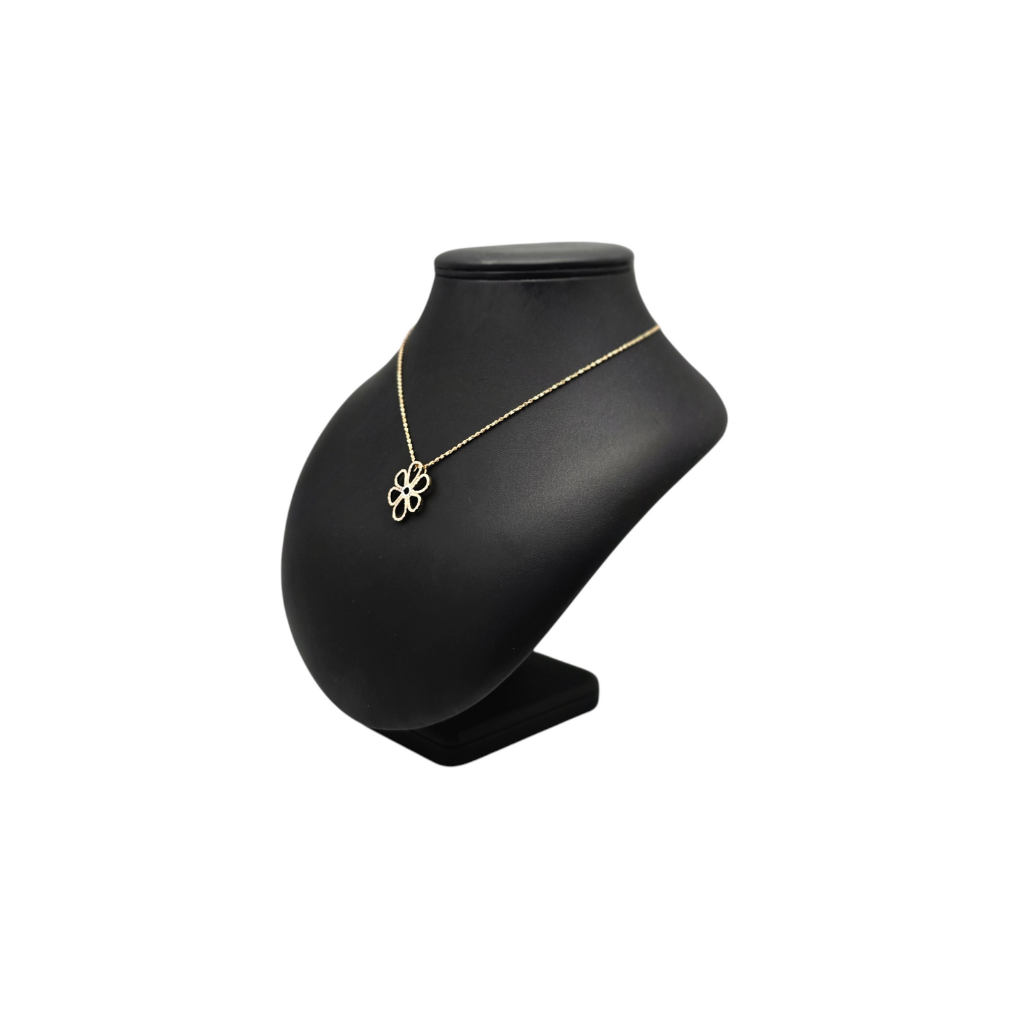 Diamantna verižica ''PETAL'' 18K 750/1000+DIA; masa=7.32g