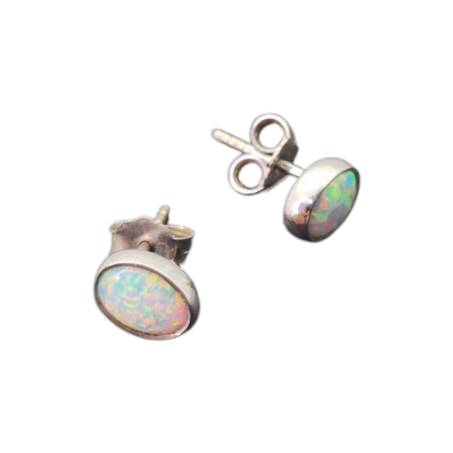 Zlati uhani ''OPAL'' 14K 585/1000; masa=1.25g