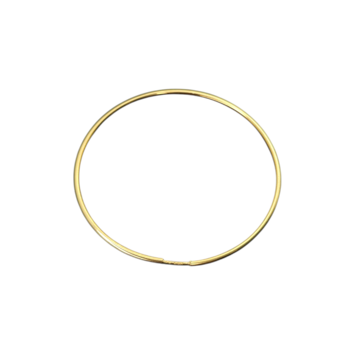 Zlati uhani "INA" 14K 585/1000; masa=2.72g