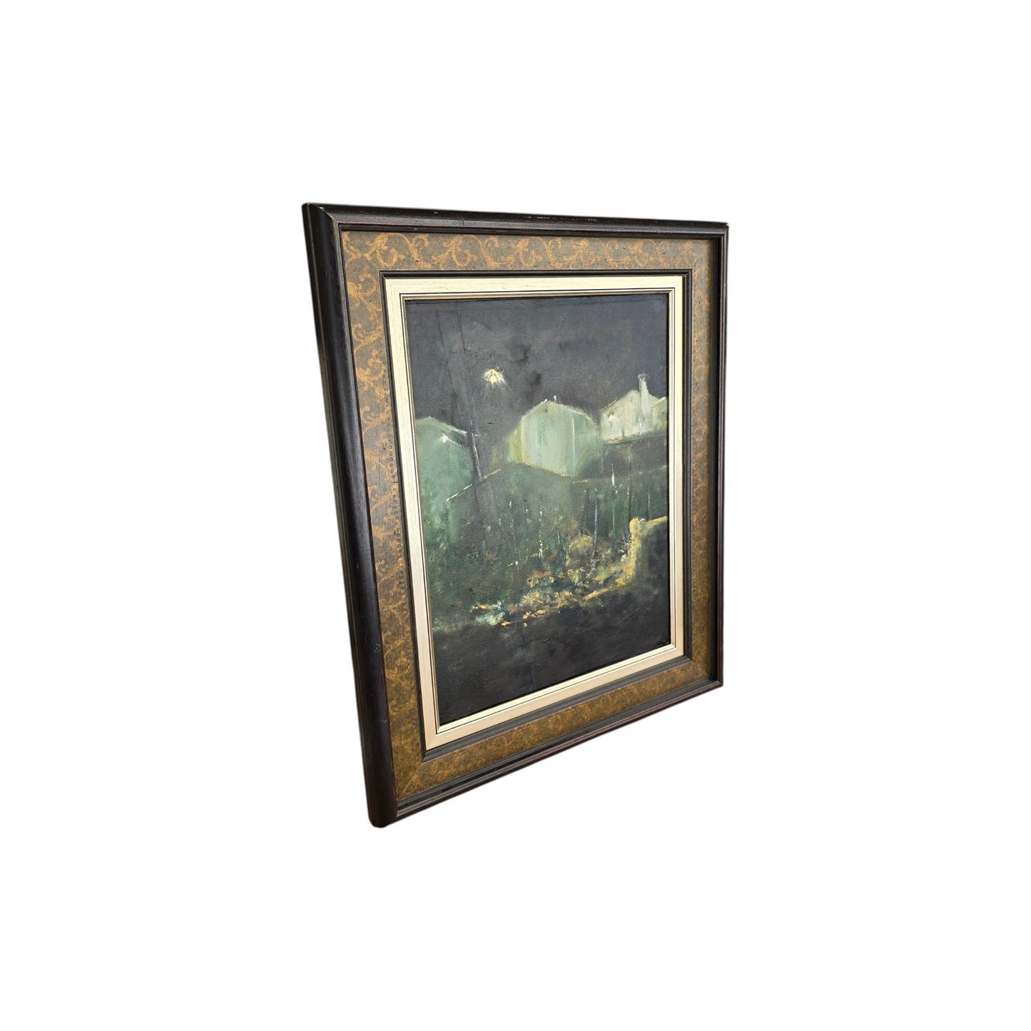 N/A; Akril; "Ulična svetilka"; 43 cm x 55 cm